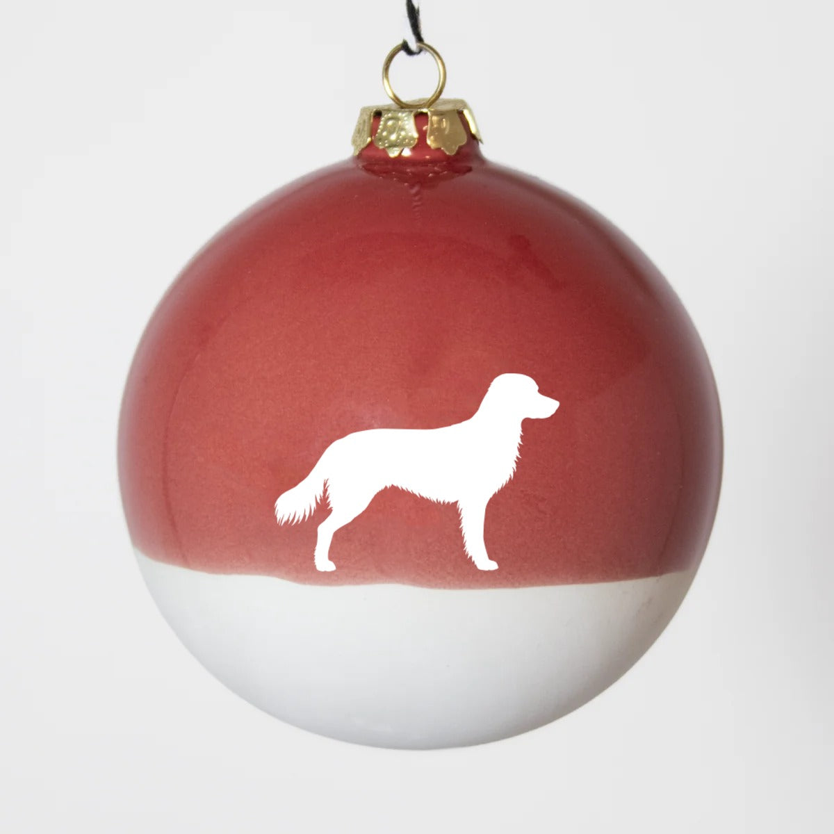 Christbaumkugel XL Lieblingshund Ruby Red
