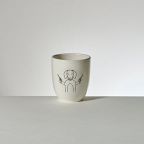 Alma & Gustl Keramik Becher Dackel