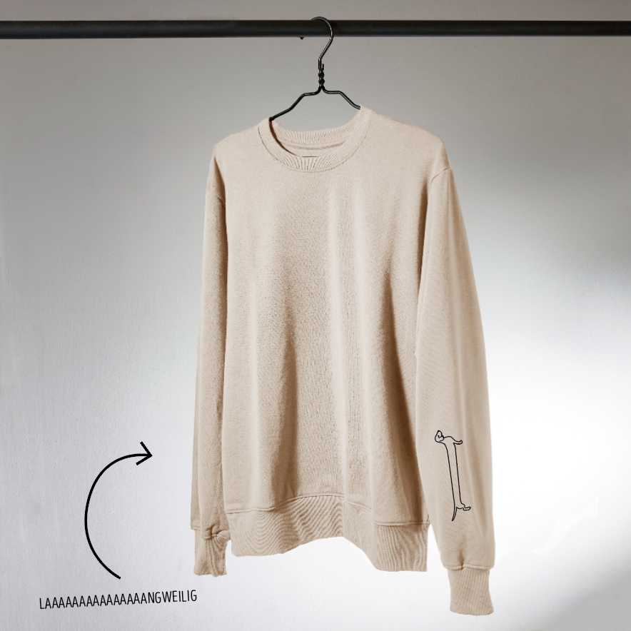 Unisex Sweater: „Laaaaaaaaaaaaaaangweilig“