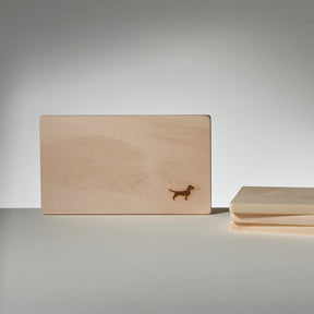Alma & Gustl Holz Schneidebrett Dackel