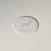 Alma & Gustl Keramik Schild Dackel