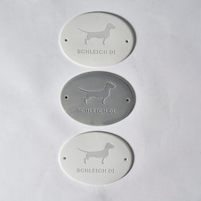 Alma & Gustl Keramik Schild Dackel